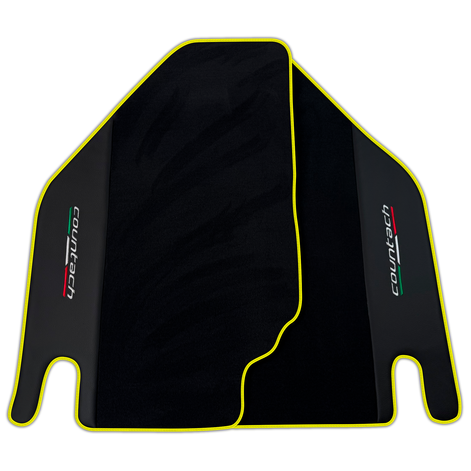 Premium Black Floor Mats for Lamborghini Countach (1974-1990)
