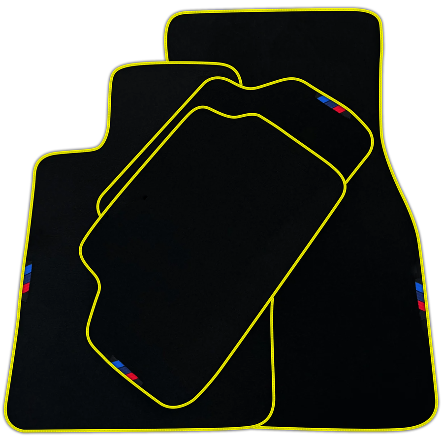 Black Mats For BMW Gran Tourer F46 (2015-2022) 5 Seats | Gray Trim | Various Trim Colors