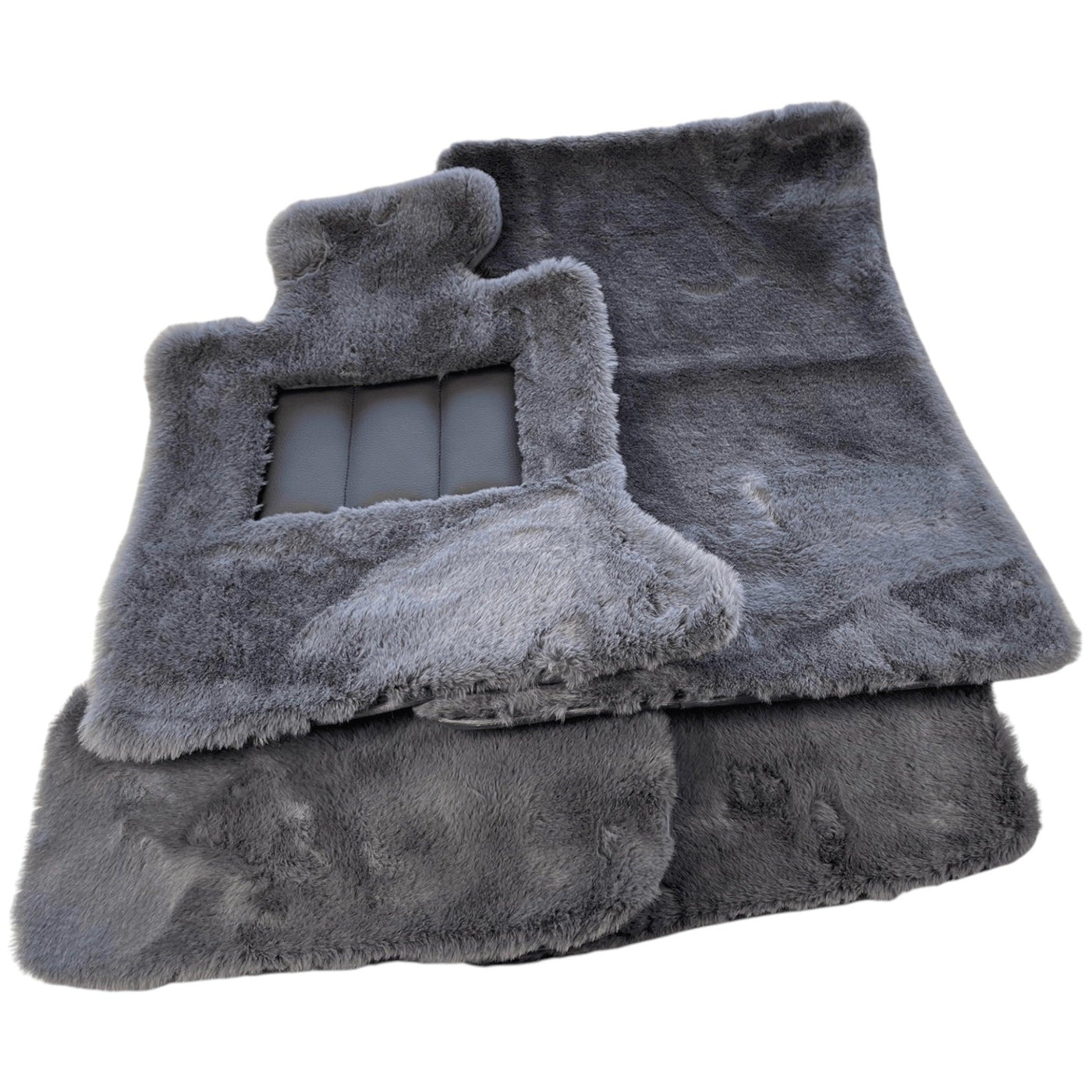 Various Colors of Sheepskin Floor Mats Tailored for the Aston Martin DBS Superleggera (2018-2023) Coupe - AutoWin