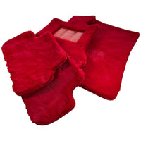 Various Colors of Sheepskin Floor Mats Tailored for the Alfa Romeo Giulia (1962-1978) - AutoWin