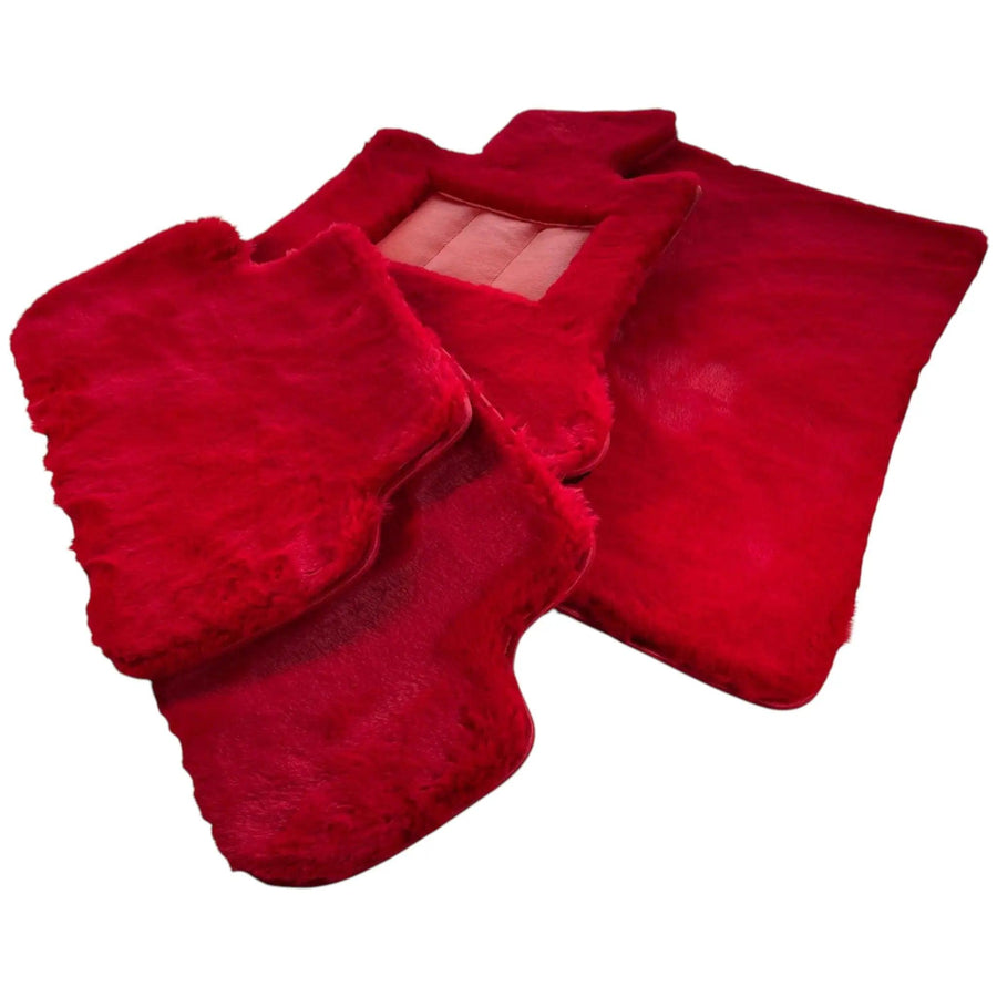 Various Colors of Sheepskin Floor Mats Tailored for the Lexus LX 570 (2008-2021) - AutoWin