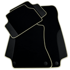Customizable Black Floor Mats For Mercedes Benz CL-Class C215 Coupe (1999-2006)