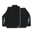 Black Leather Floor Mats for Ferrari 458 Spider (2012-2015) | Custom