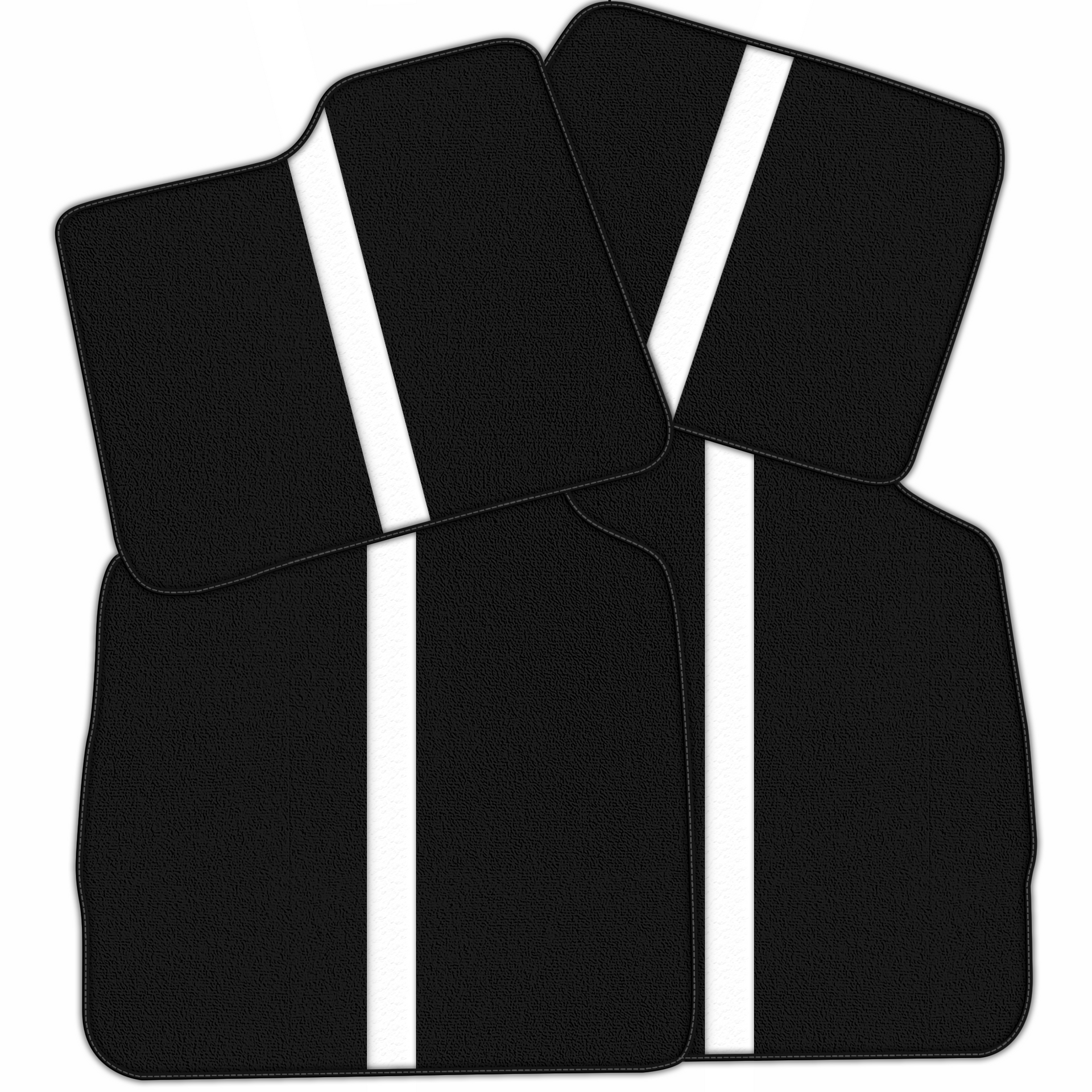 Premium Custom Black Floor Mats for Ferrari Portofino 2018-2023