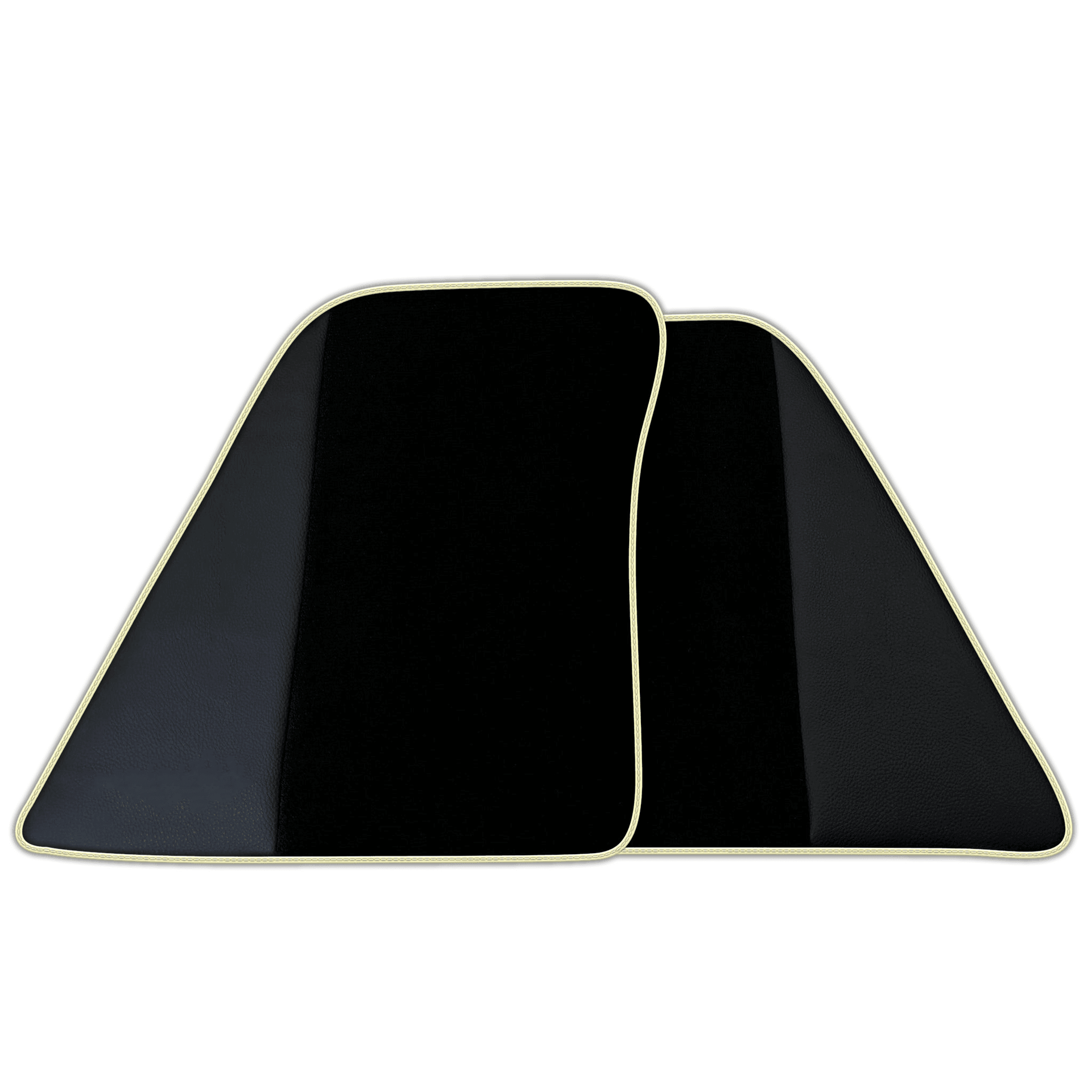 Black Floor Mats for Ferrari 296 GTS (2022-2025) with Leather | Various Trim Colors