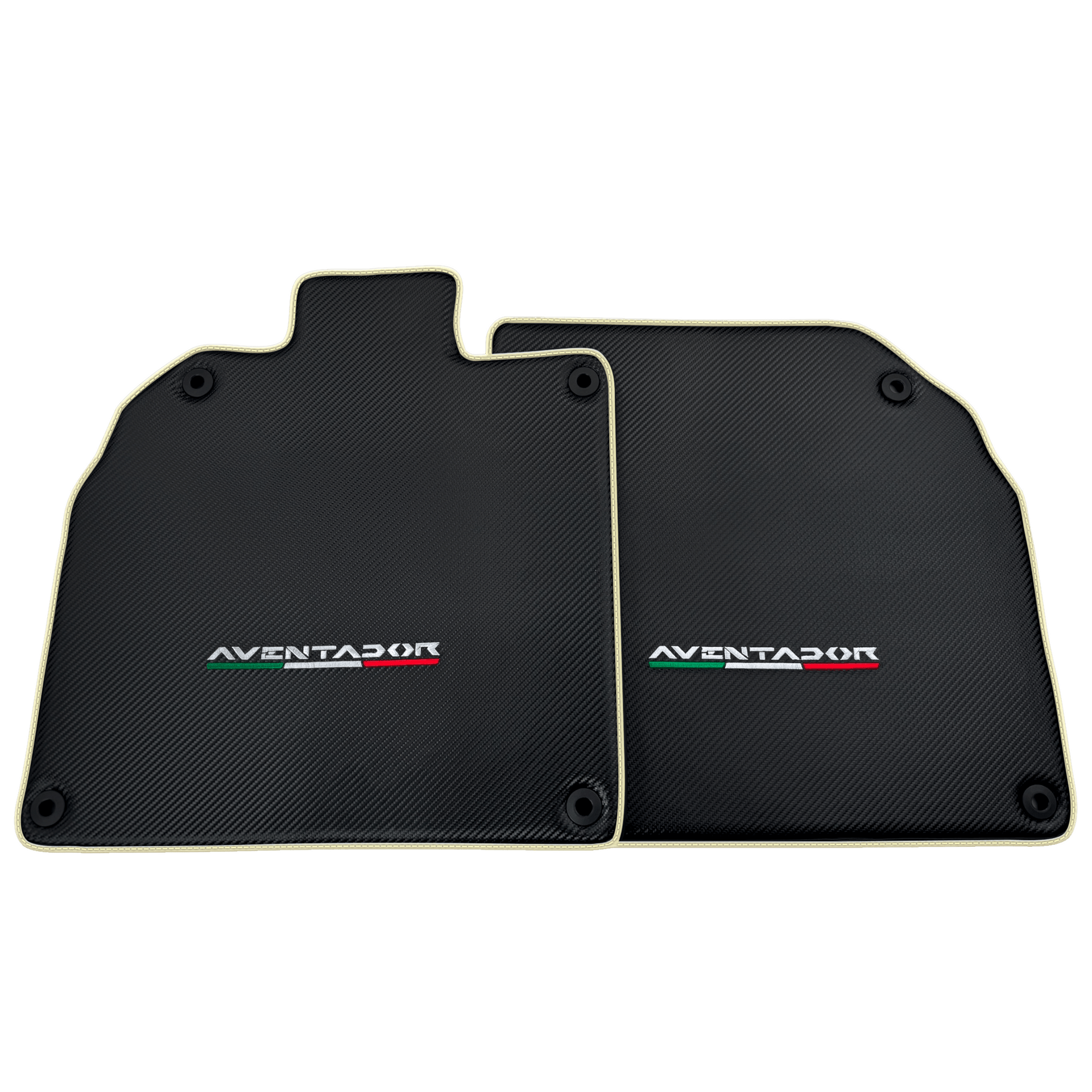 Carbon Fiber Floor Mats for Lamborghini Aventador | Various Trim Colors