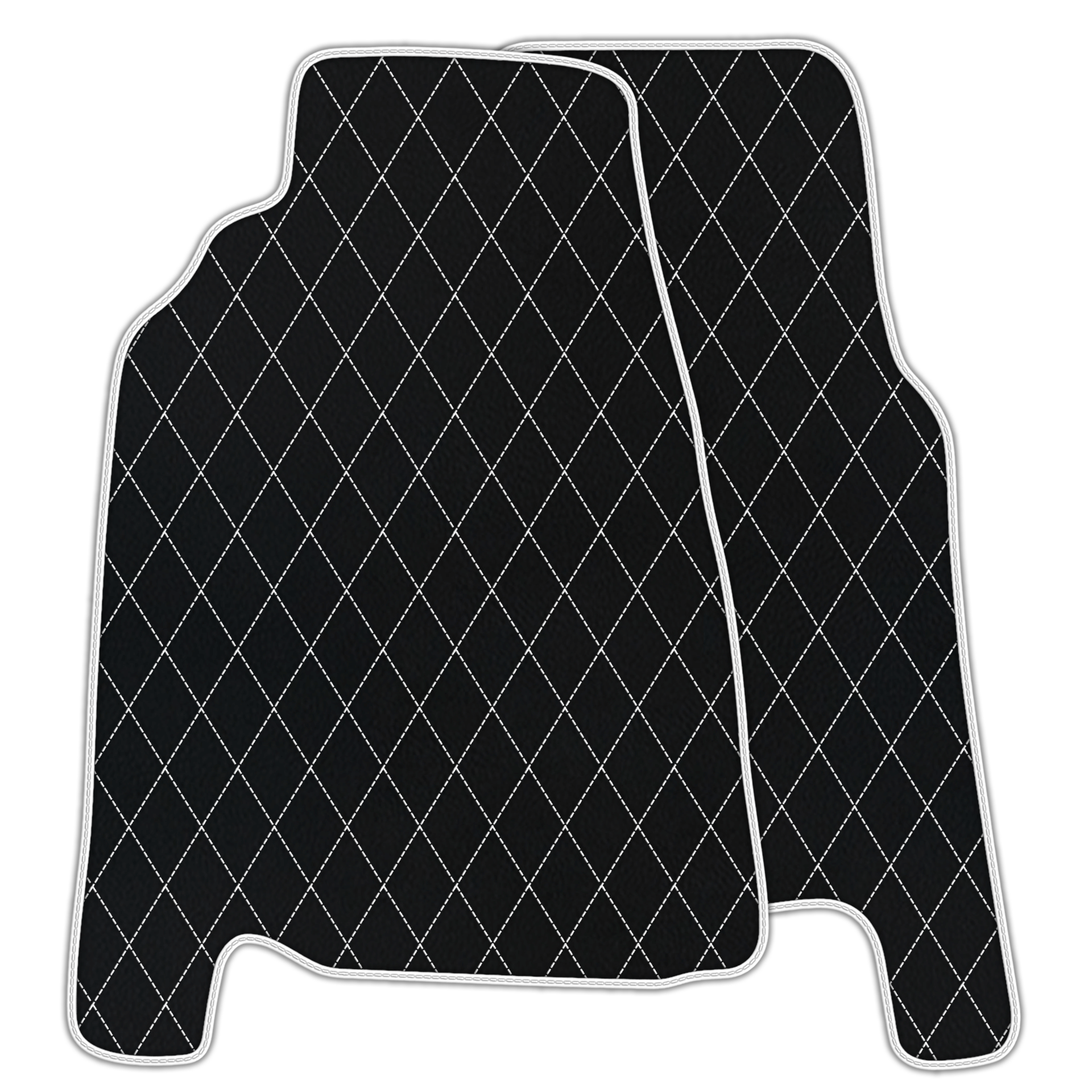 Premium Black Leather Floor Mats for Ferrari 458 Italia (2009-2015)