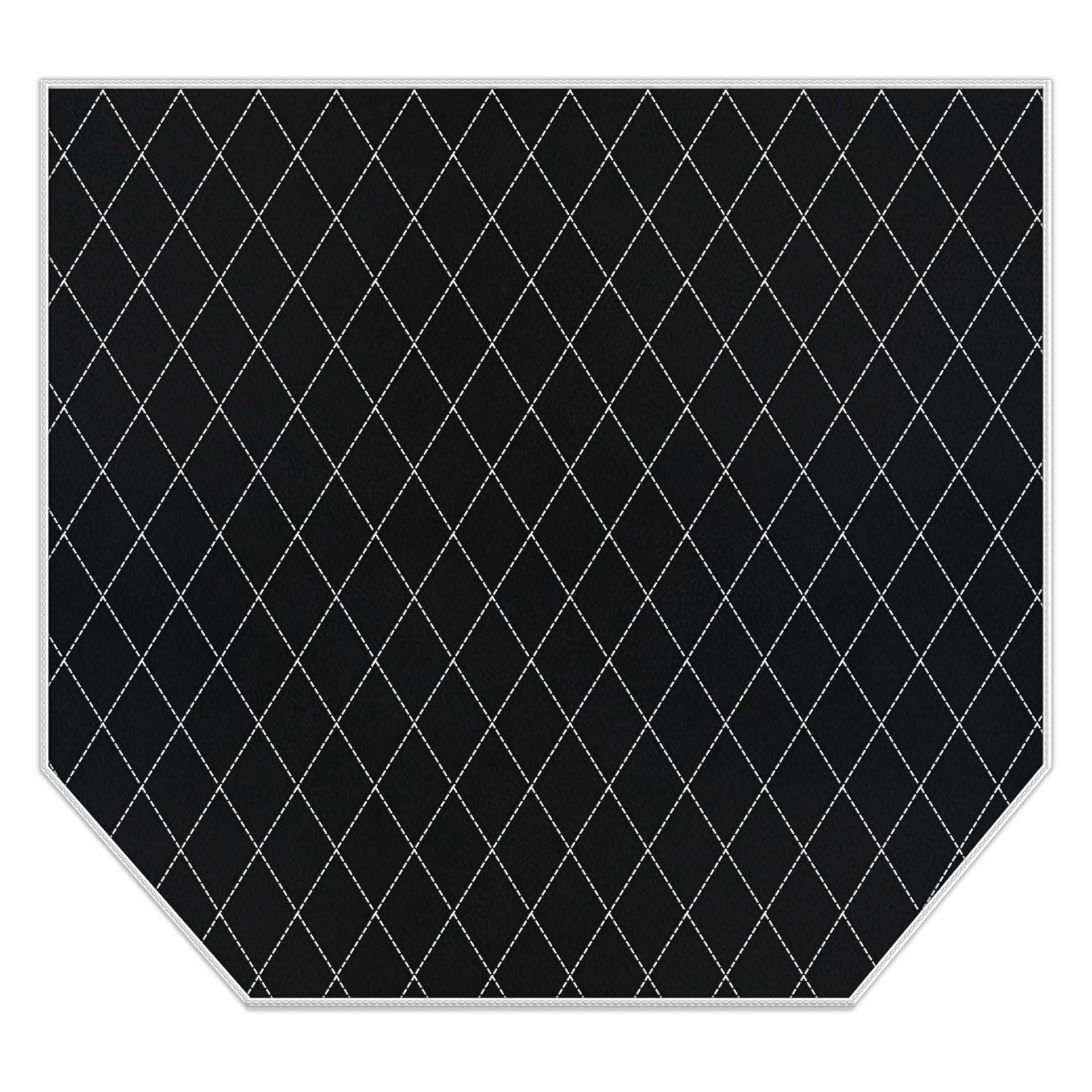 Black Floor Mats For Ferrari 360 Modena 1999-2005 With Red Alcantara Leather - AutoWin