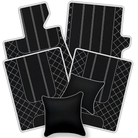 Black Leather Floor Mats for Bentley Bentayga (2015-2023) | AW1 Design