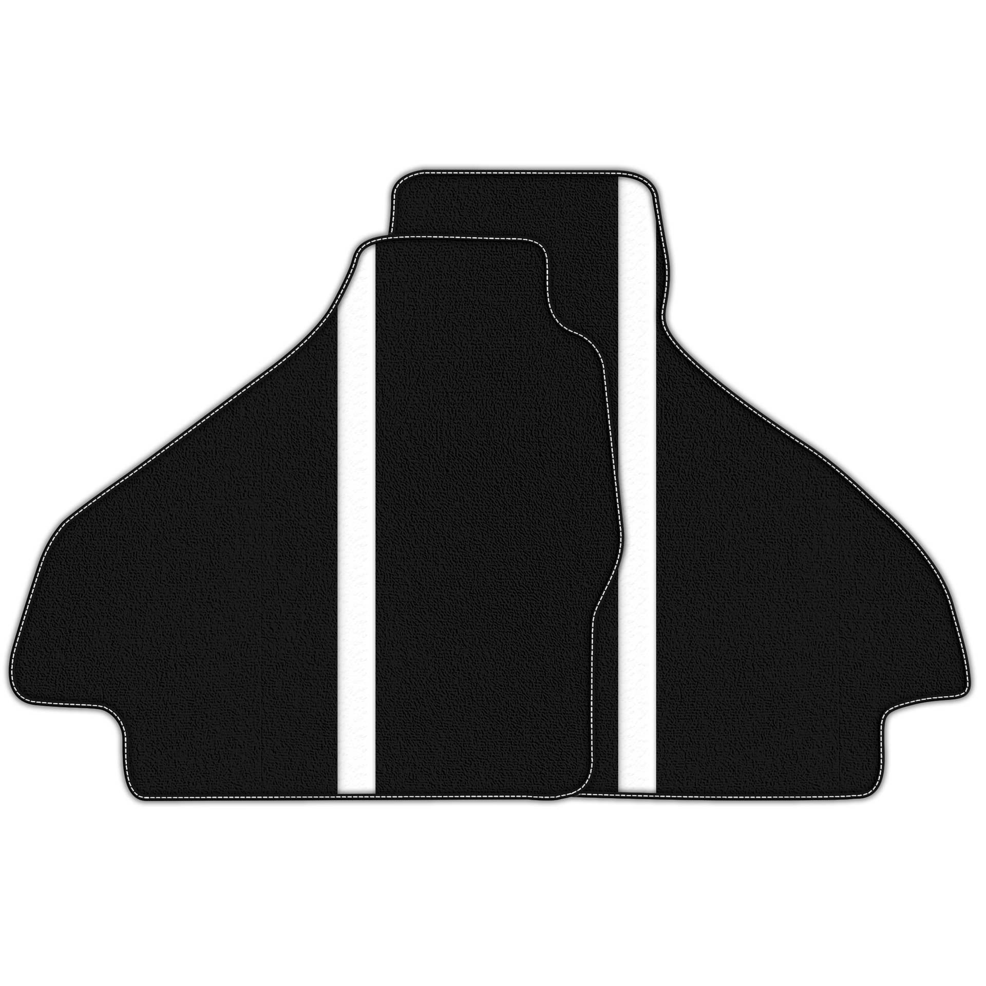 Premium Black Floor Mats for Classic Ferrari 328 GTS (1985-1989)