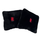 Black Sheepskin Pillows Design Set of 2 for Rolls-Royce Vehicles