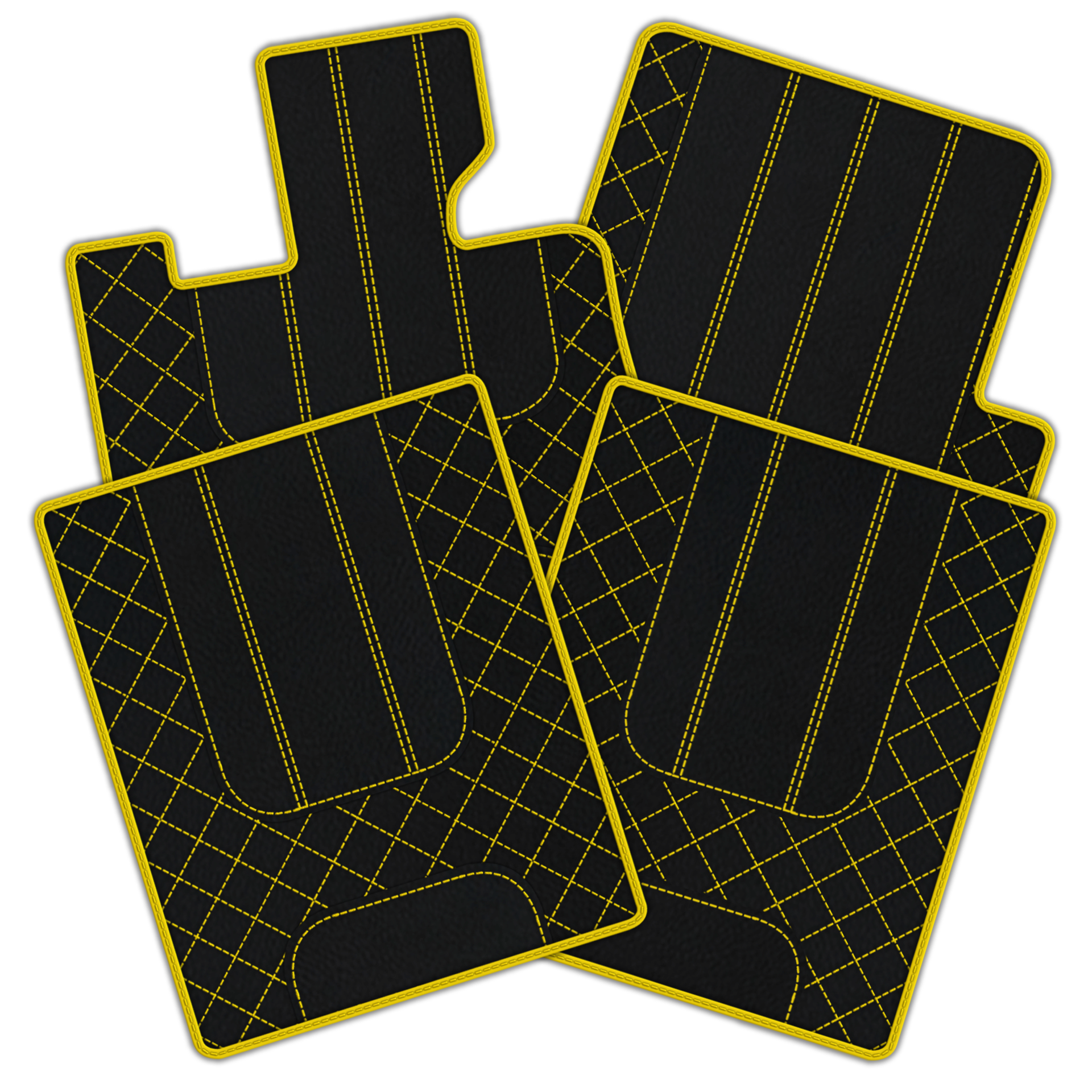 Customizable Leather Floor Mats with AW1 Pattern for Bentley Red Label RL (1998-2009) - AutoWin