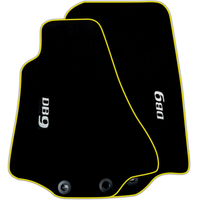 Black Floor Mats for Aston Martin DB9 Volante (2004-2016) Convertible Various Trim Colors