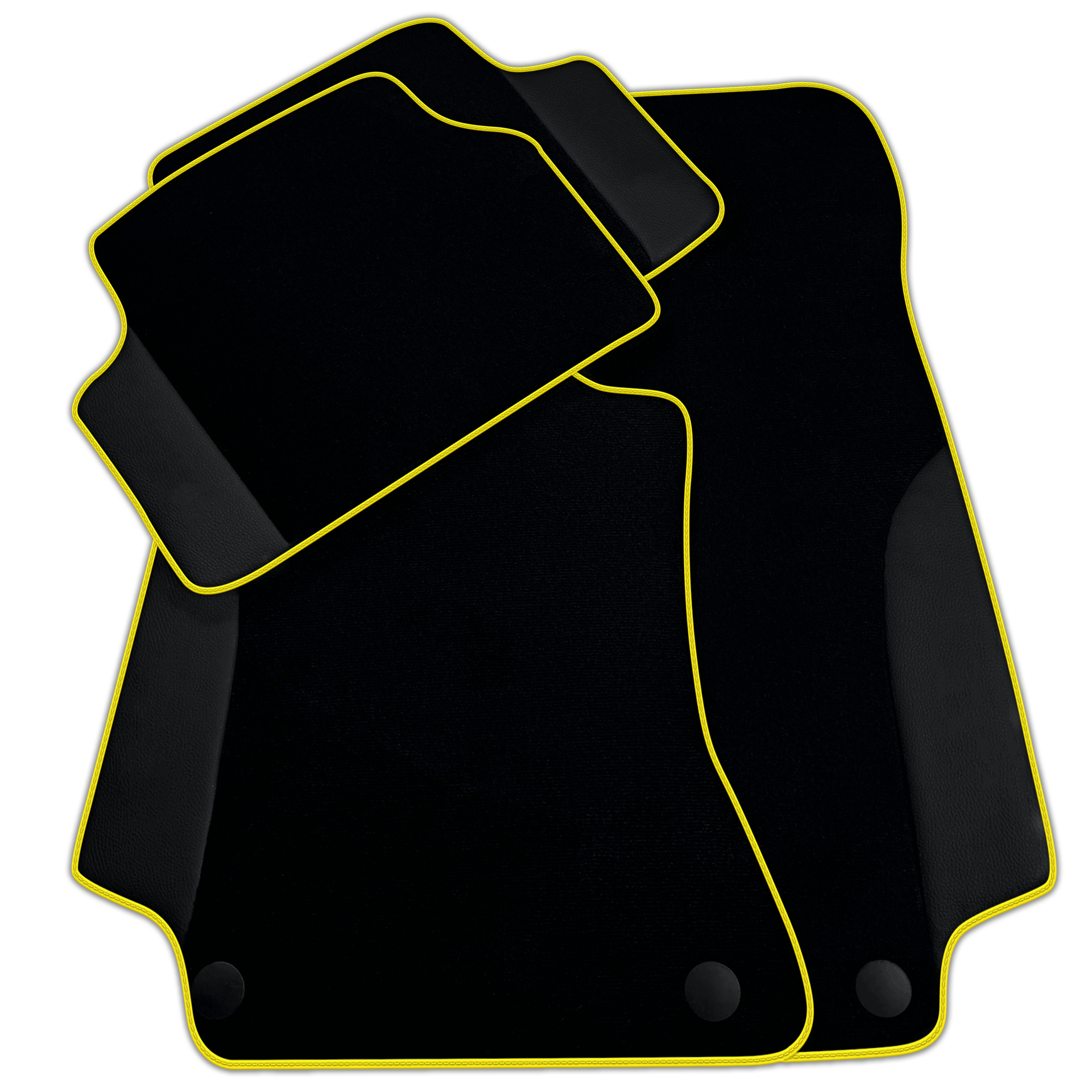 Customizable Black Floor Mats For Mercedes Benz GLC-Class C253 Coupe (2016-2019)