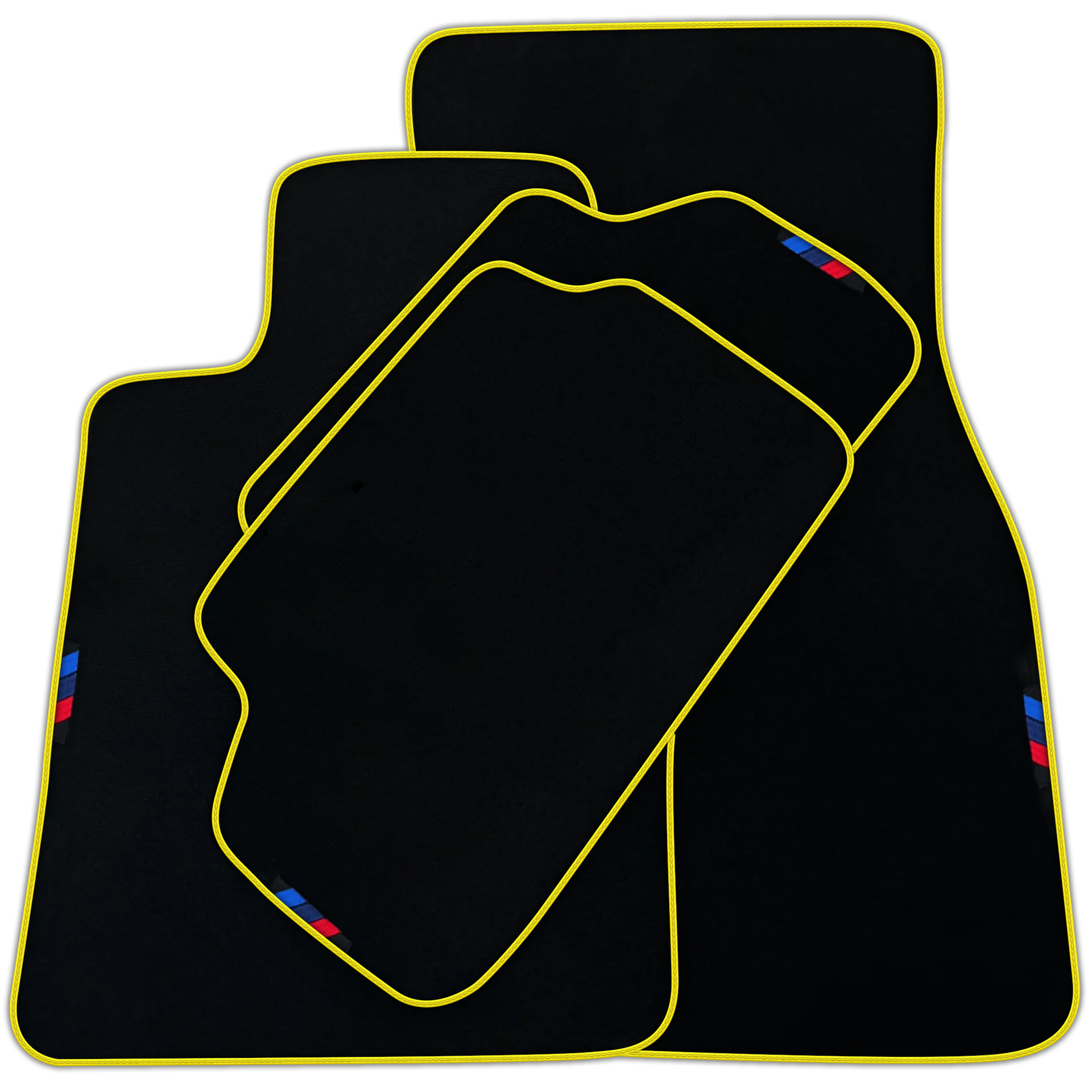 Black Mats For BMW M6 E24 | Blue Trim | Various Trim Colors