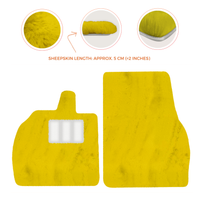 Luxury Sheepskin Floor Mats for Lamborghini Revuelto 2024-2025