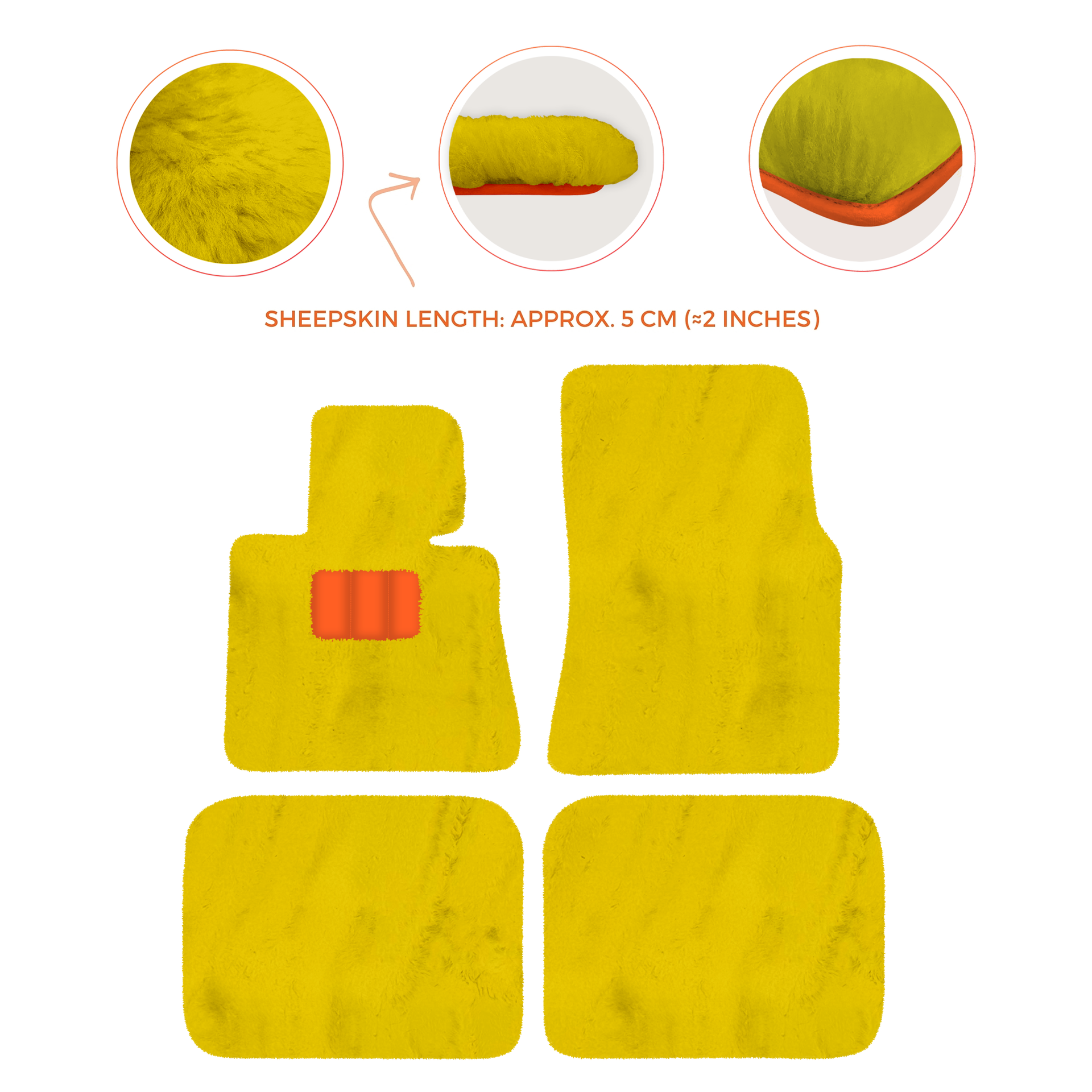 Luxury Sheepskin Floor Mats for Rolls-Royce Ghost Series I (2010-2014)