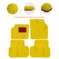 Luxury Sheepskin Floor Mats for Aston Martin V8 Coupe (1996-2000)