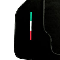 Alcantara Black Floor Mats For Ferrari 458 Speciale (2012-2015) Italian Edition