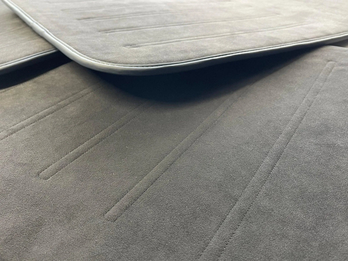 Alcantara Floor Mats For Rolls Royce Black Badge Ghost Series II (2021-2024) - AutoWin