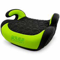 Alcantara Leather Backless Car Seat for Kids with Green Leather by ER56 Design