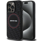 AMG Silicone Carbon Pattern MagSafe Hardcase for iPhone 15 Pro 6.1" - AutoWin