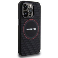 AMG Silicone Carbon Pattern MagSafe Hardcase for iPhone 15 Pro 6.1" - AutoWin