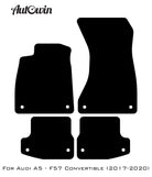 Beige Floor Mats for Audi A5 - F57 Convertible (2017-2020) | ER56 Design - AutoWin