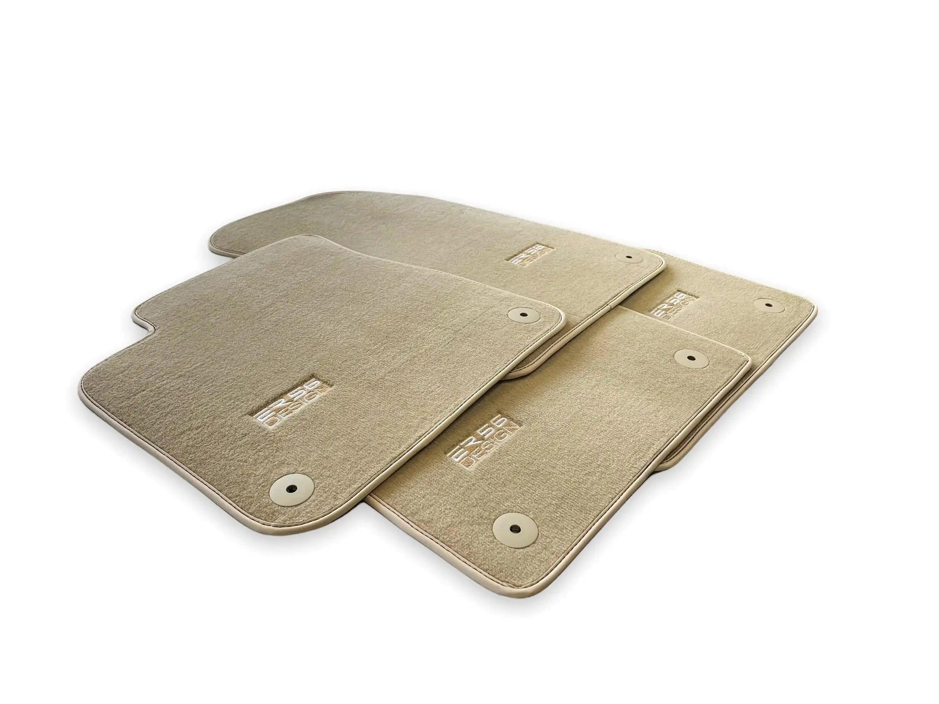 Beige Floor Mats for Audi A5 - F5A Sportback (2017-2020) | ER56 Design - AutoWin