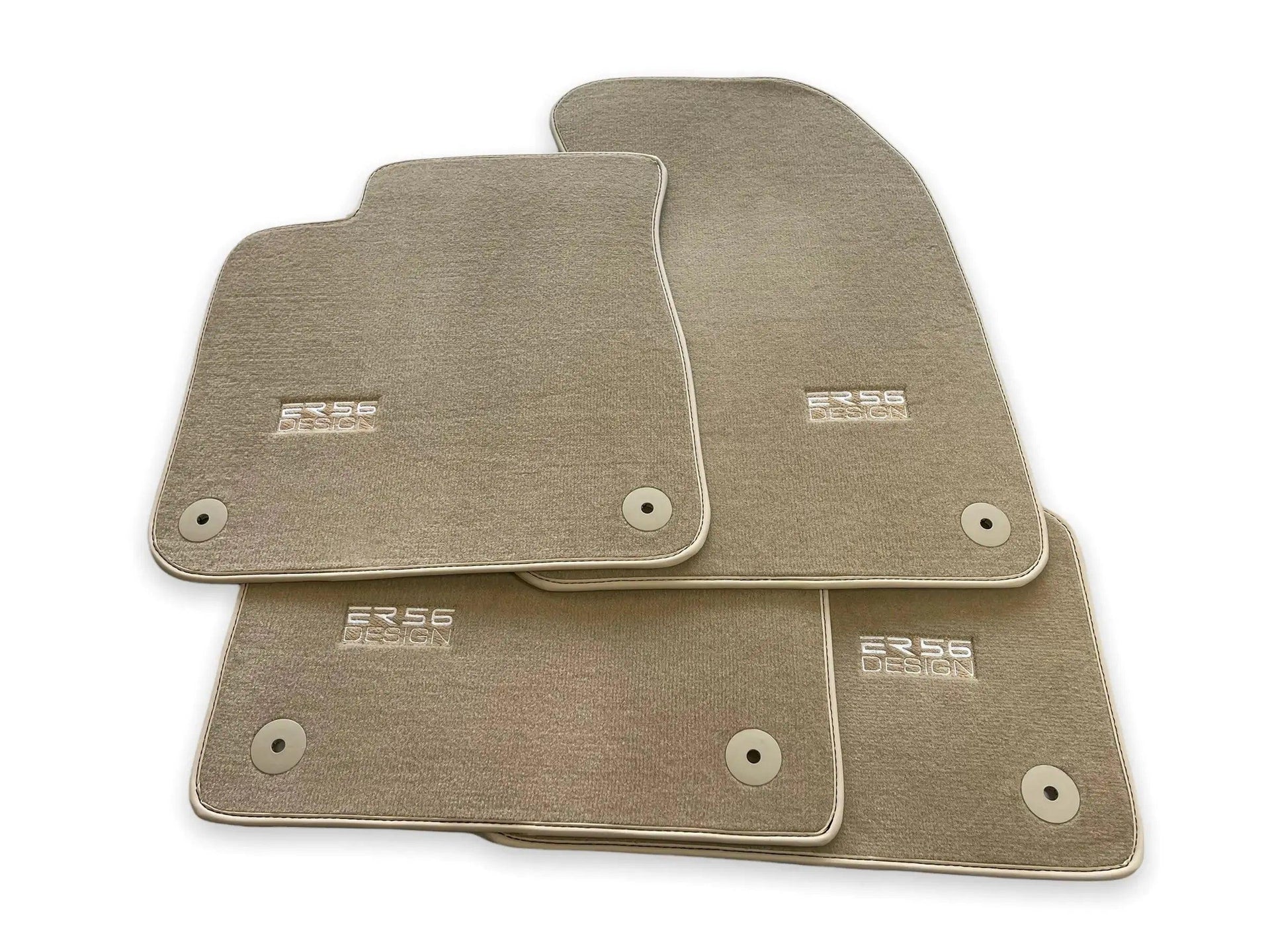 Beige Floor Mats for Audi A8 D2 (1994-2002) | ER56 Design - AutoWin