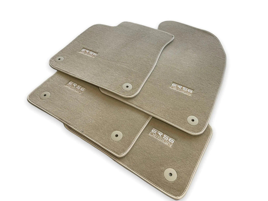 Beige Floor Mats for Audi Q5 8R (2008-2017) | ER56 Design - AutoWin