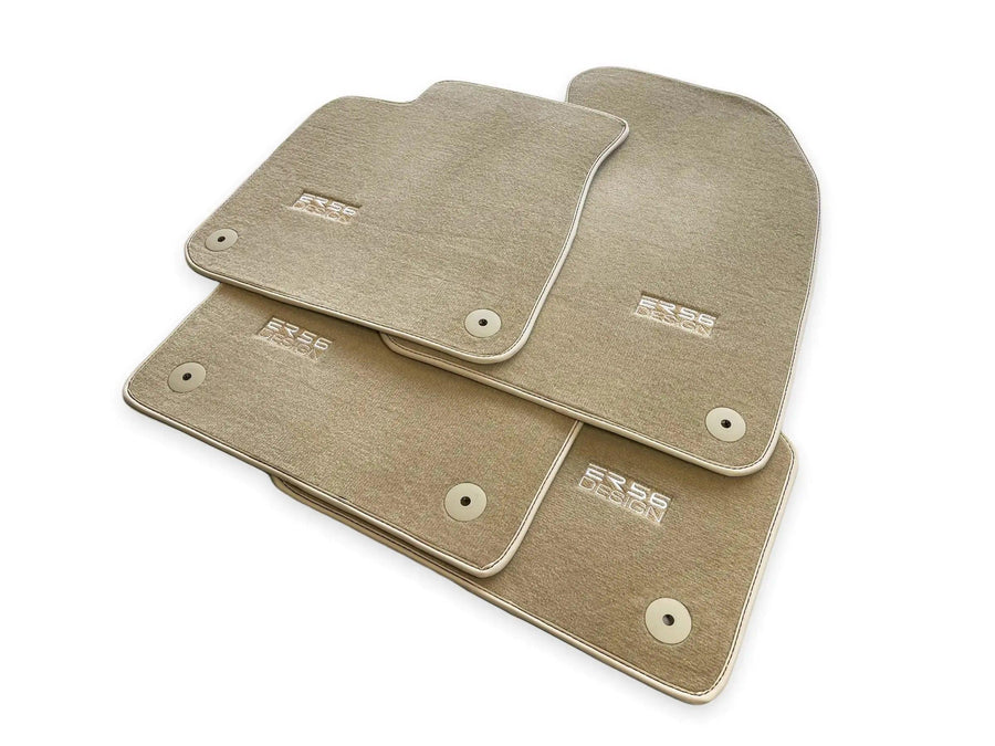 Beige Floor Mats for Audi Q5 8R (2008-2017) | ER56 Design - AutoWin