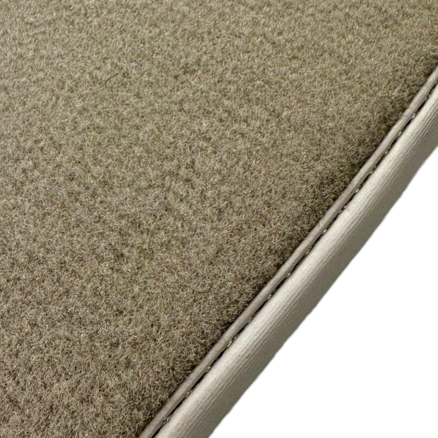 Beige Floor Mats for Bentley Bentayga (2015-2023) with Leather - AutoWin