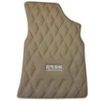 Beige Floor Mats for Bentley Continental GT (2011–2018) with Leather | ER56 Design - AutoWin