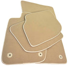 Beige Floor Mats For Bentley Continental GTC Convertible (2018–2023) - AutoWin