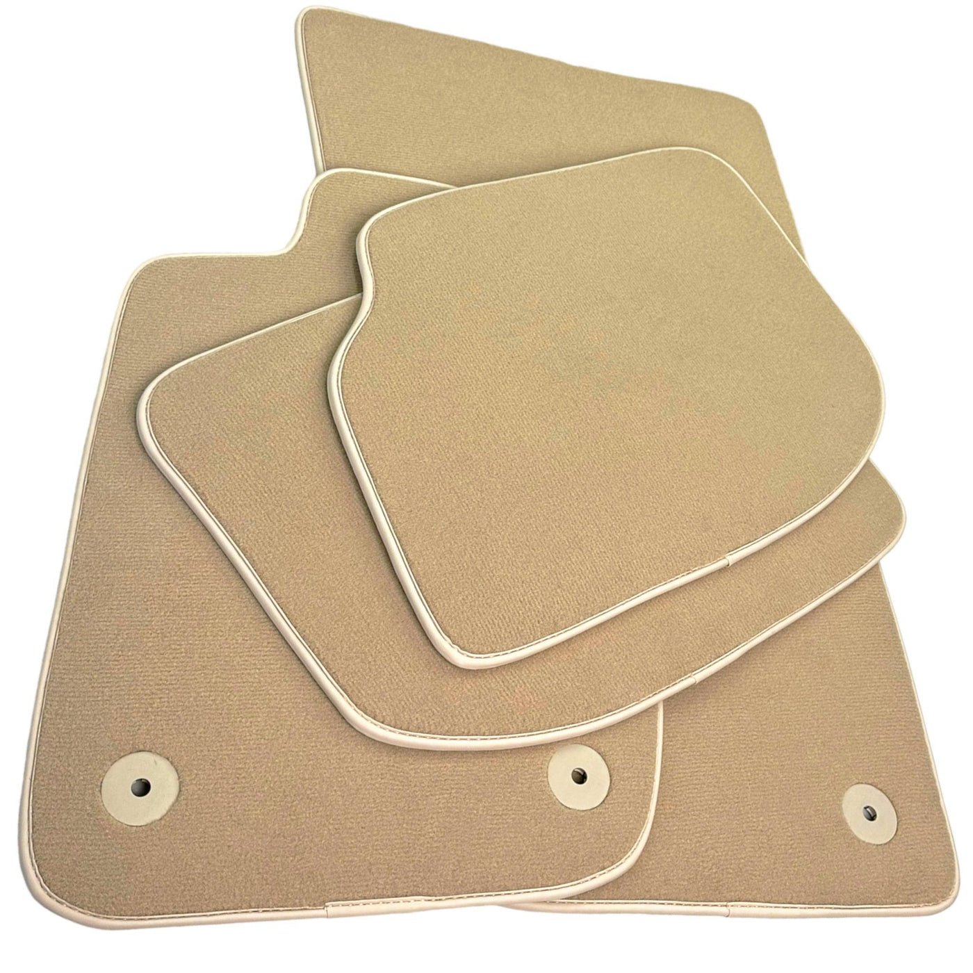 Beige Floor Mats For Bentley Continental GTC Convertible (2018–2023) - AutoWin
