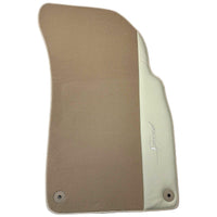 Beige Floor Mats for Bentley Flying Spur (2005-2013) with Leather - AutoWin