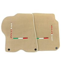 Beige Floor Mats for Ferrari GTC4 Lusso (2016-2023) Italian Edition - AutoWin
