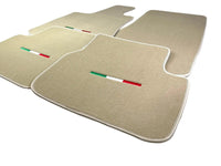 Beige Floor Mats For Maserati Coupé (2001-2007) Italy Edition - AutoWin
