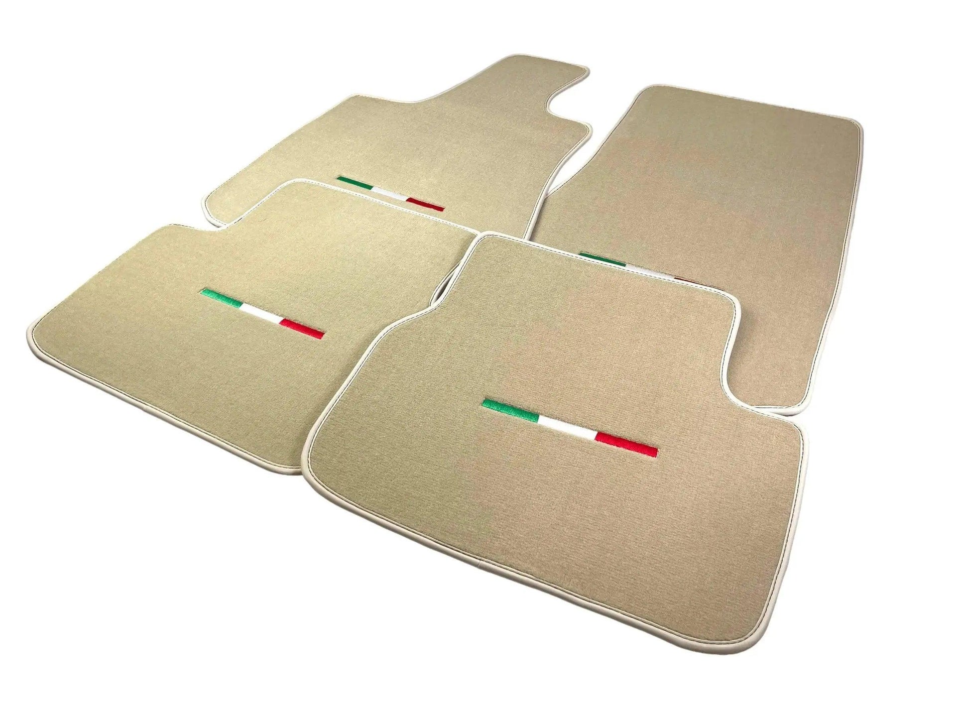 Beige Floor Mats For Maserati Grecale (2023-2024) Italy Edition - AutoWin