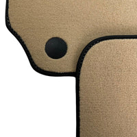 Beige Floor Mats For Mercedes-Benz C-Class W204 (2007-2014) - AutoWin