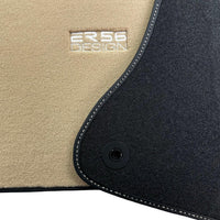 Beige Floor Mats For Mercedes-Benz C-Class W204 (2007-2014) - AutoWin