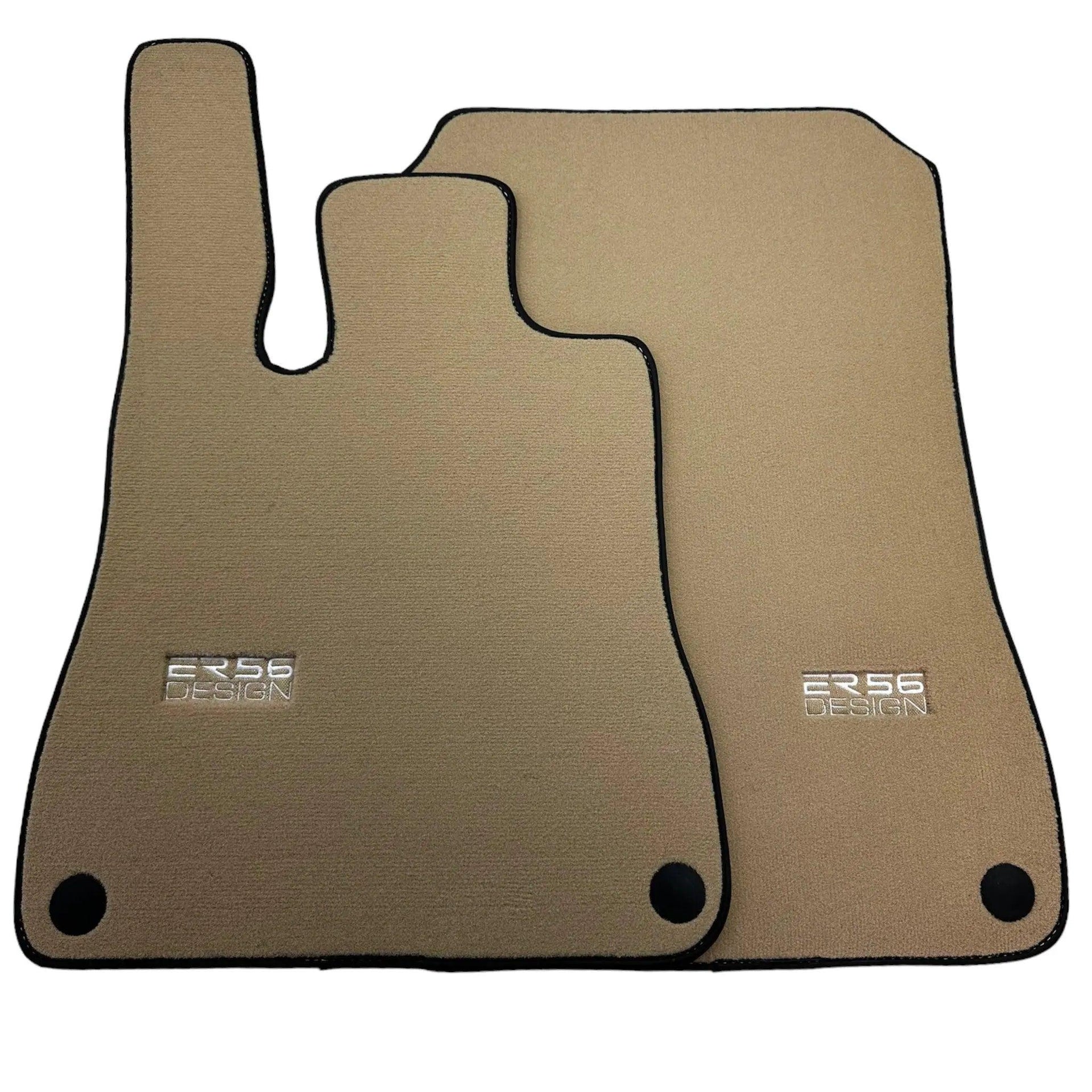Beige Floor Mats For Mercedes-Benz SLC R172 (2016-2023) - AutoWin