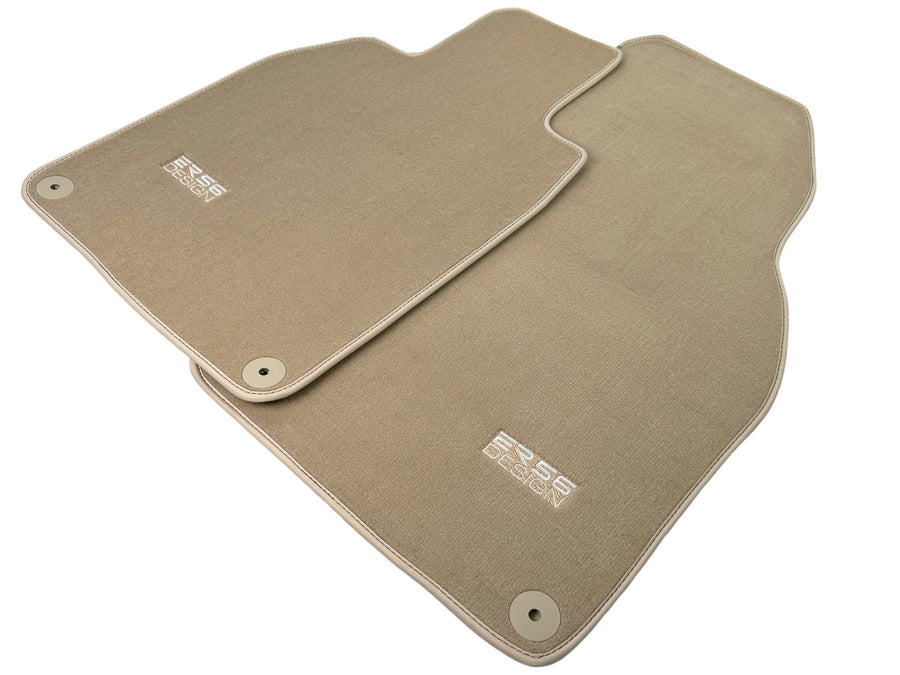 Beige Floor Mats for Porsche 718 Boxster (2016-2023) | Er56 Design - AutoWin
