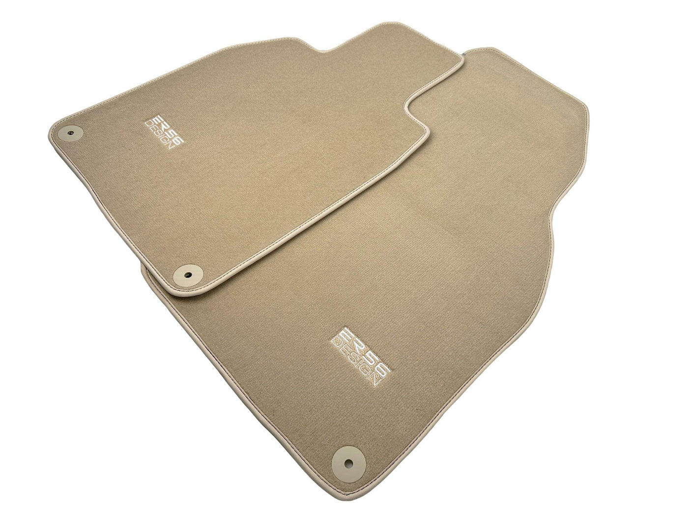 Beige Floor Mats for Porsche 718 Cayman (2017-2023) | Er56 Design - AutoWin