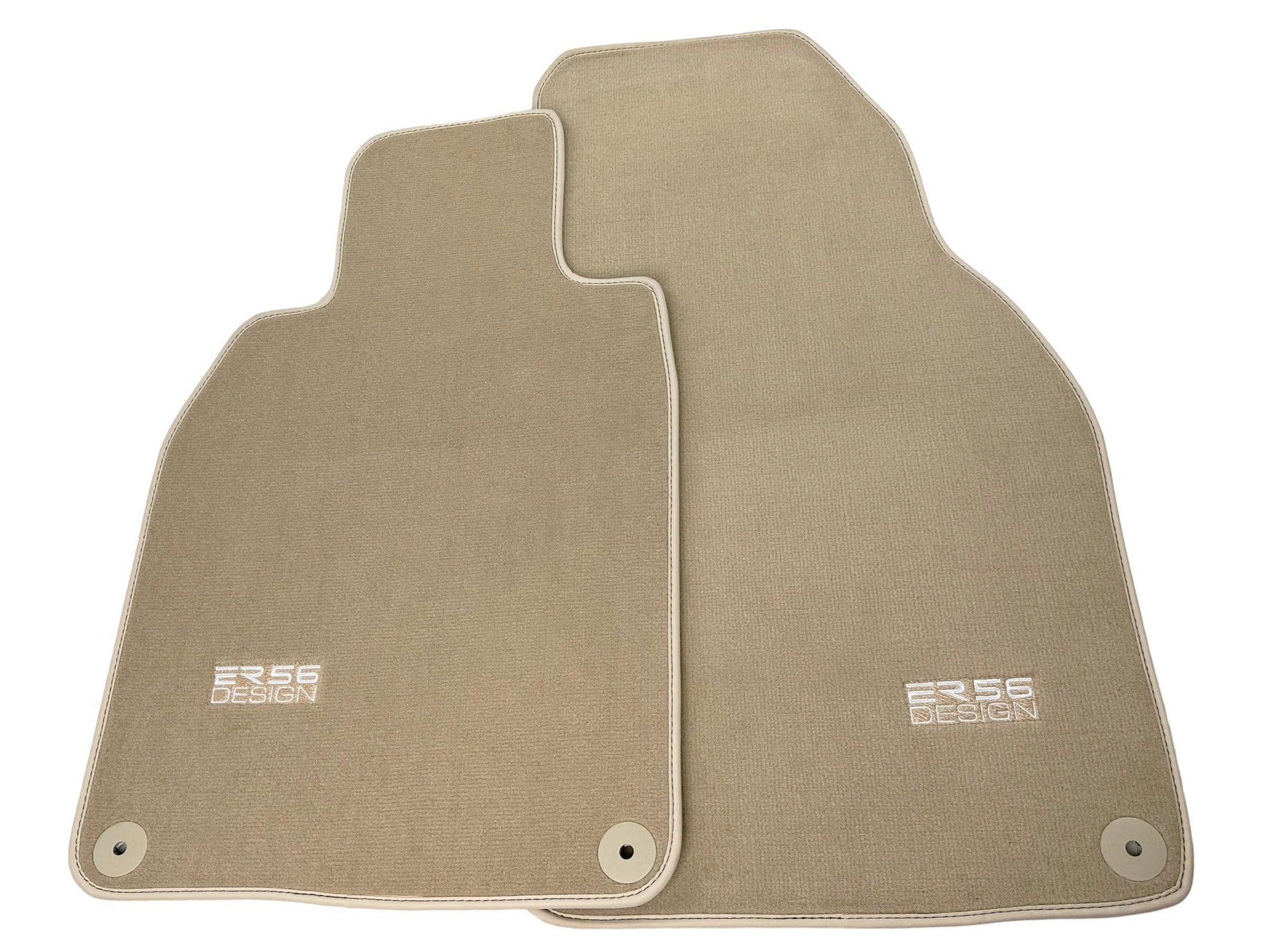 Beige Floor Mats for Porsche 718 Cayman (2017-2023) | Er56 Design - AutoWin