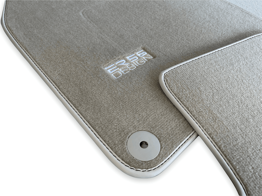 Beige Floor Mats for Porsche Cayenne (2010-2018) | ER56 Design - AutoWin