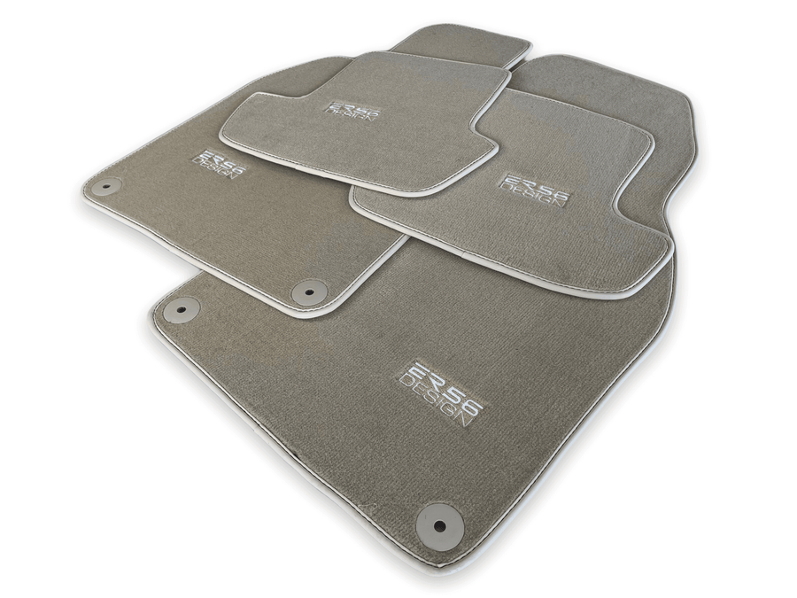 Beige Floor Mats for Porsche Panamera (2009-2016) | ER56 Design - AutoWin