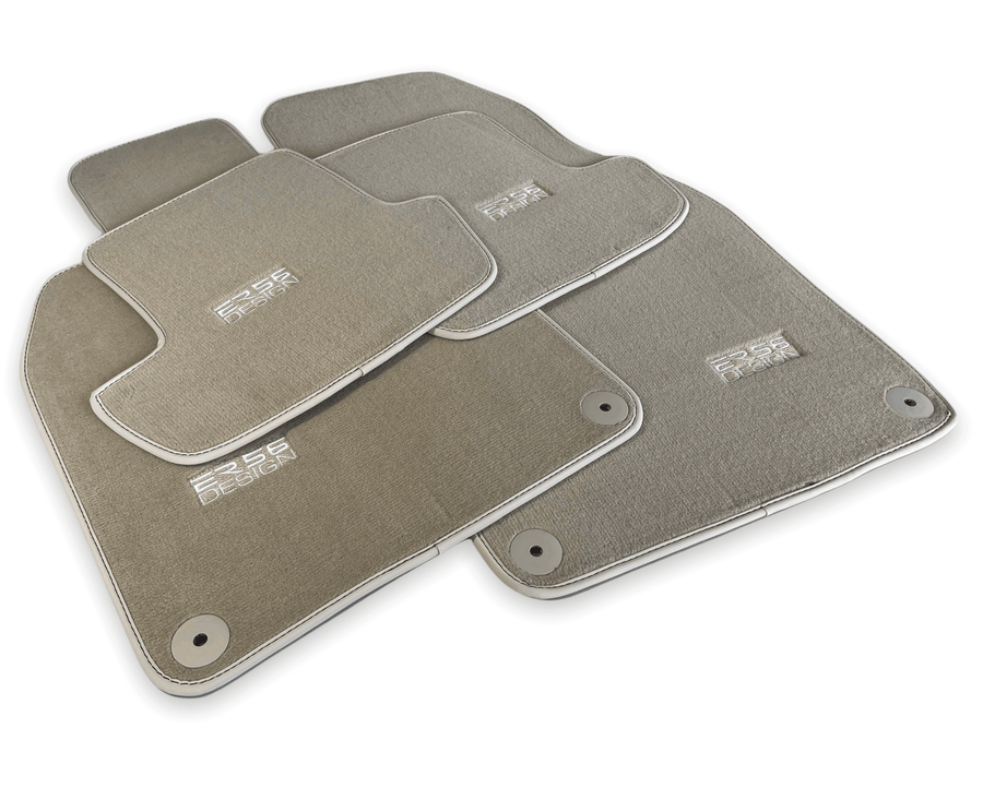 Beige Floor Mats for Porsche Panamera (2017-2023) | ER56 Design - AutoWin