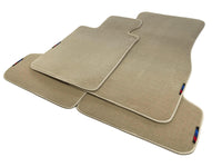 Beige Mats For BMW 4 Series G22 Coupe With M Package - AutoWin